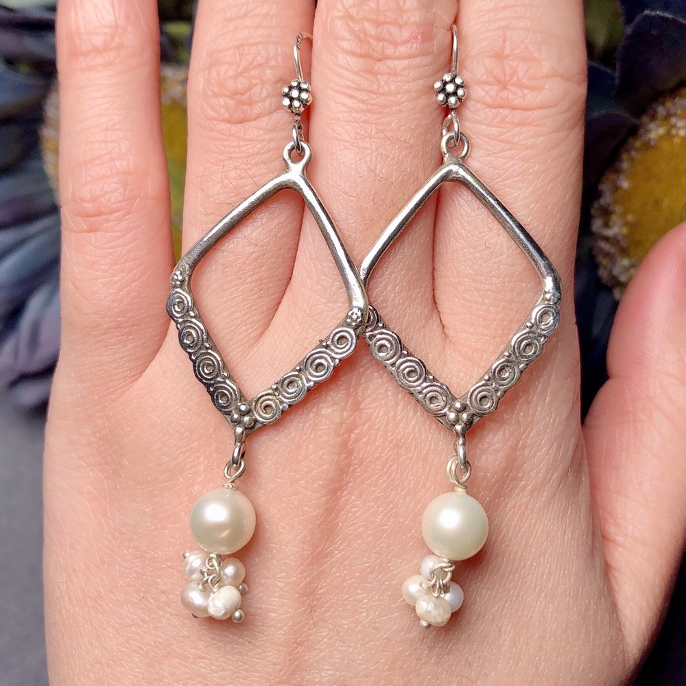 ‼️Clearance‼️Sterling silver pearl earring